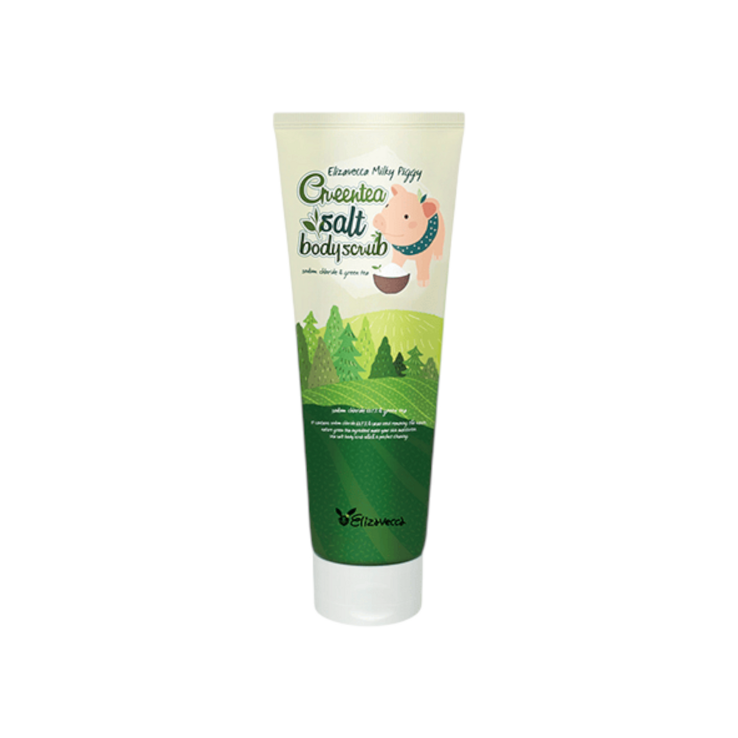Milky Piggy Greentea Salt Body Scrub