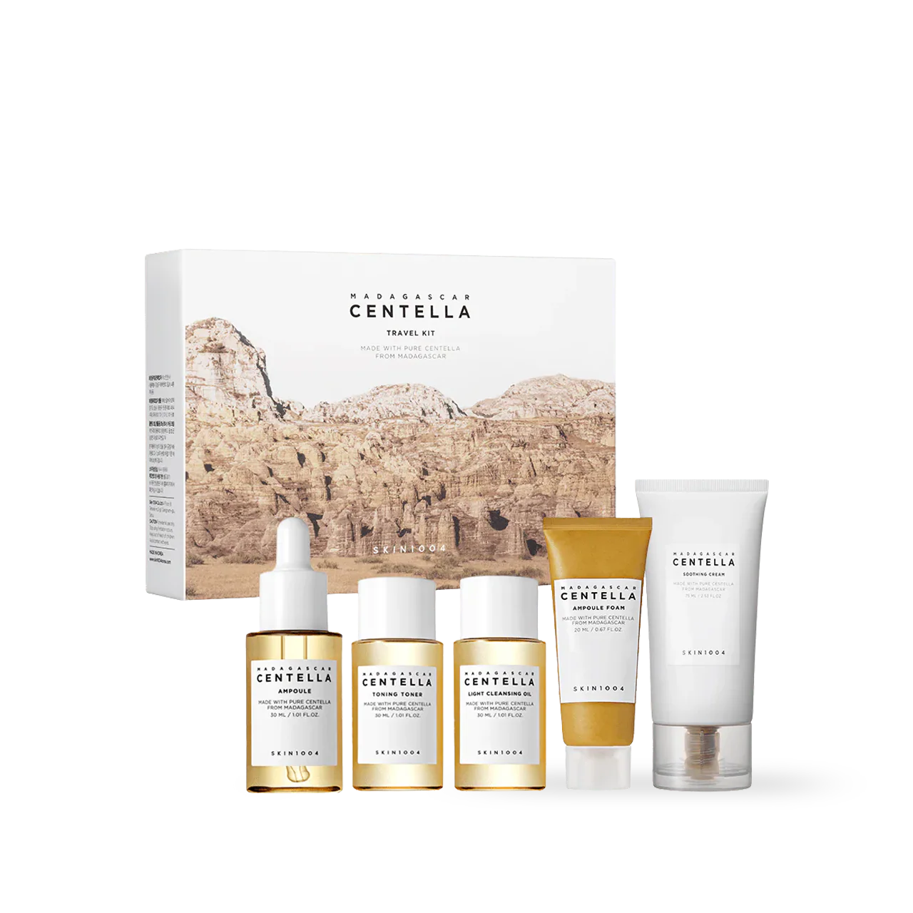 Madagascar Centella Travel Kit
