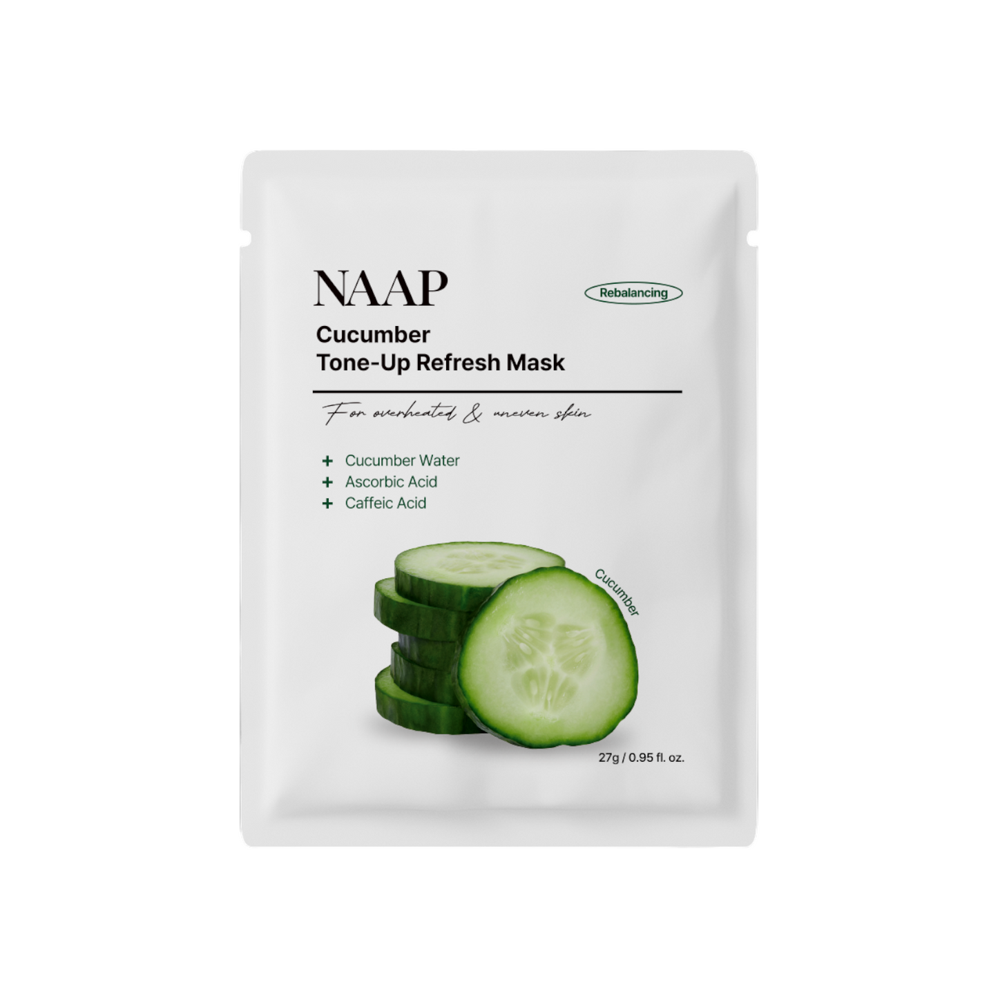 Cucumber Tone-Up Refresh Mask