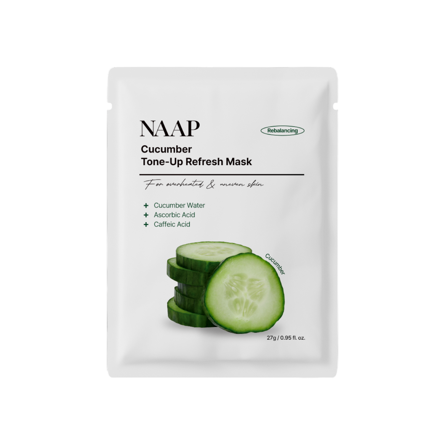 Cucumber Tone-Up Refresh Mask