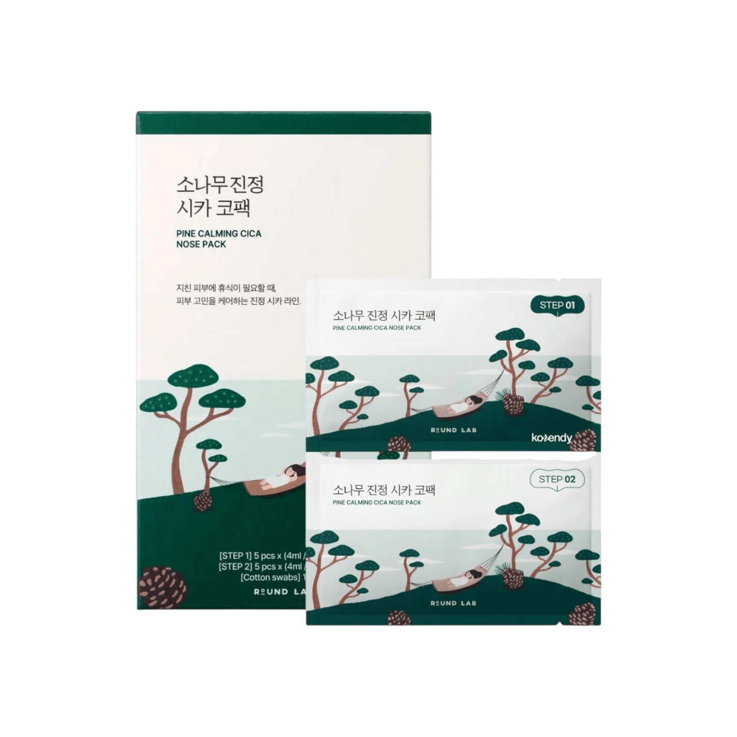 Pine Calming Cica Nose Pack 5ea