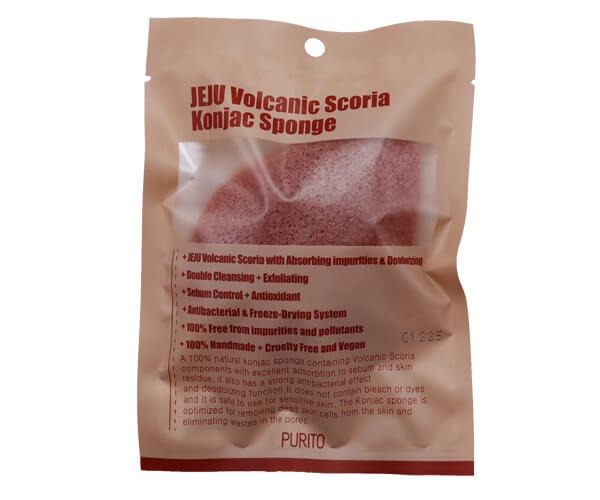 JEJU Volcanic Scoria Konjac Spon